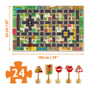 DJECO The  city 24 pcs - Puzzles