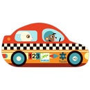 DJECO The racing car 16 pcs - Puzzles