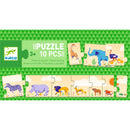 DJECO Puzzle frise Small and Big - Educational Games