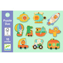 DJECO Duo - Vehicles - Educational Games