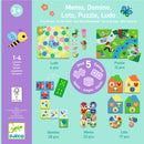 DJECO At the farm - 5 GAMES - Educational Games