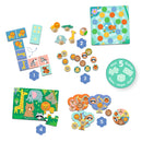 DJECO Wild animals - 5 games - Puzzle
