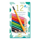 DJECO 12 Watercolor Pencils - Stationary