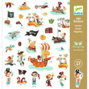 DJECO Pirates Paper Stickers