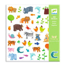 DJECO Animals Paper Stickers