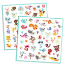 DJECO Little Friends Paper Stickers