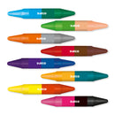DJECO 8 double-end wax crayons - Stationary
