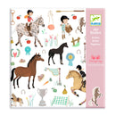 DJECO Horses Paper Stickers