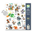 DJECO Knights Paper Stickers