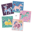 DJECO Horses Stencil - Artwork