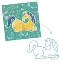 DJECO Horses Stencil - Artwork