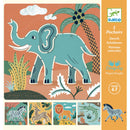 DJECO Wild Animals Stencils - Artwork