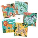DJECO Wild Animals Stencils - Artwork