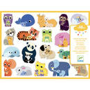 DJECO Coloured stickers mums and babies
