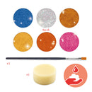 DJECO Palette 6 colours - metallic - Cosmetics