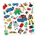DJECO Retro Toys (30 stickers) - Stickers