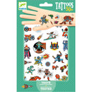 DJECO Heroes vs Villains Tattoo