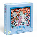 DJECO Rainbow Wooden Beads - Artwork