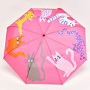 Original Duckhead Fuchsia Arty Cats Compact Duck Umbrella