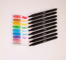 OMY Glitter Markers - 9 Waterproof & Sunproof Permenan