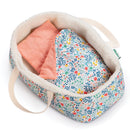 Lilliputiens Flowers Babydoll Basket - Doll's Accessories