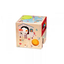 Lilliputiens Wooden Activity Cube Farm - Wooden Toys