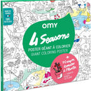 OMY Coloring Poster - 4 Seasons + Planting Pencil
