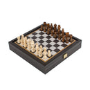 Manopoulos Classic Black design in Black replica wooden case