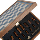 Manopoulos Turquoise color design in Walnut replica wooden ca