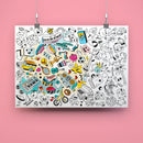 OMY Coloring Poster - Baby Pop Art