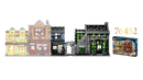 LEGO Knockturn Alley Wizarding Shops