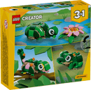 LEGO Turtle with a Water Lily Flower