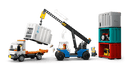 LEGO Harbor Freight Train with Crane & Truck
