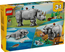LEGO Wild Animals: Majestic Rhino with Birds