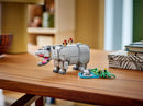 LEGO Wild Animals: Majestic Rhino with Birds