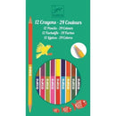DJECO 12 double ended pencils - 24 colours - Stationary