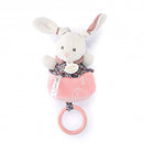 DOUDOU BOH'AIME Bunny Pink Plush w Music Box - 14cm - Plush Toys