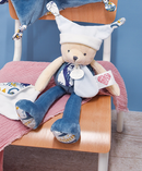 DOUDOU 3 Stories Plush Blue Bear 35cm