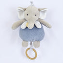 DOUDOU LES RIKIKIS - boites a musique + anneau en bois - 11cm