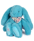 DOUDOU LAPIN FLEURETTE - Fuchsia - 25 cm (3 colours)