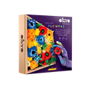 OKTO Clay Freedom Wood & Craft DIY Flowers AirClay Craft Set