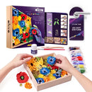 OKTO Clay Freedom Wood & Craft DIY Flowers AirClay Craft Set