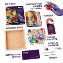 OKTO Clay Freedom Wood & Craft DIY Flowers AirClay Craft Set