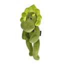DOUDOU Histoire d'Ours Magnetic Plush Toy - Green Plush Dinosaur - 30 cm