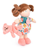 DOUDOU Julijou - Ma Premiere Poupee Mlle Petunia - 21cm - Plush Toys