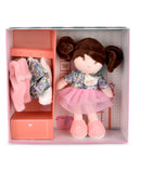 DOUDOU Julijou - Mon Premier Dressing Coraline Ou Emilie - 21cm - Plush Toys