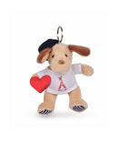 DOUDOU Keyring - Dog T-shirt Eiffel Tower - 15cm