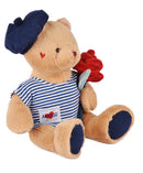 DOUDOU L'ours Romantique (avec rose) - 25cm - Plush Toys