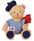 DOUDOU L'ours Romantique (avec rose) - 25cm - Plush Toys