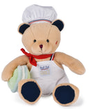 DOUDOU L'ours Chef avec macaron - 25cm - Plush Toys